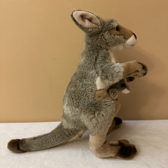 2 SOS Save Our Space Plush Toys / Kangaroo with Joey and Capybara - Picture 3 of 12